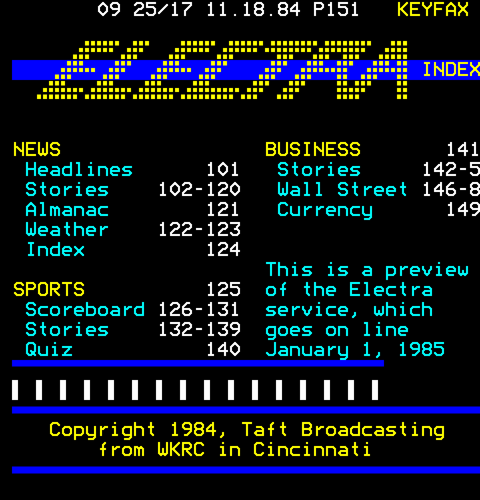 ExtraVision NewsCaps page from January 19, 1992