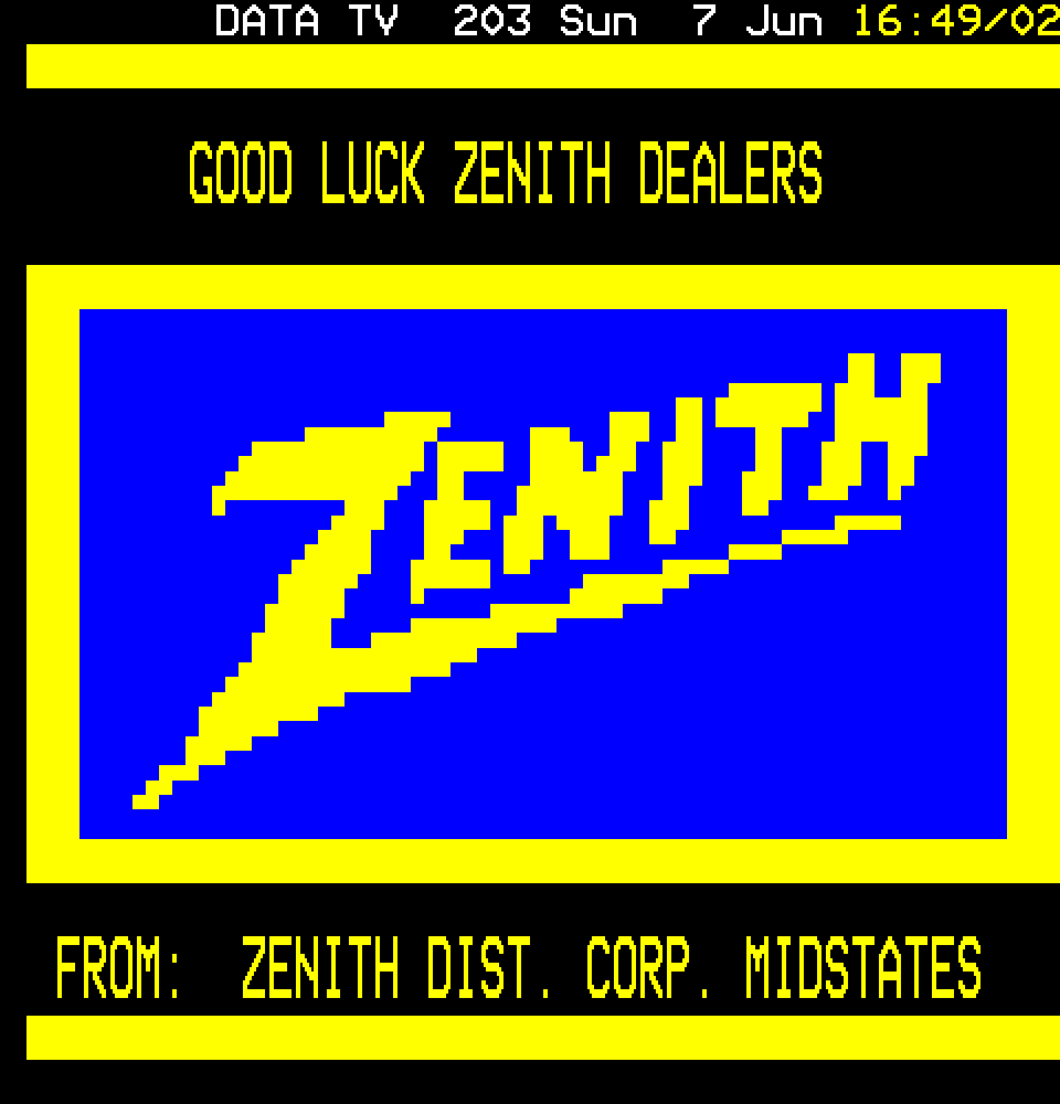 Zenith advertisement