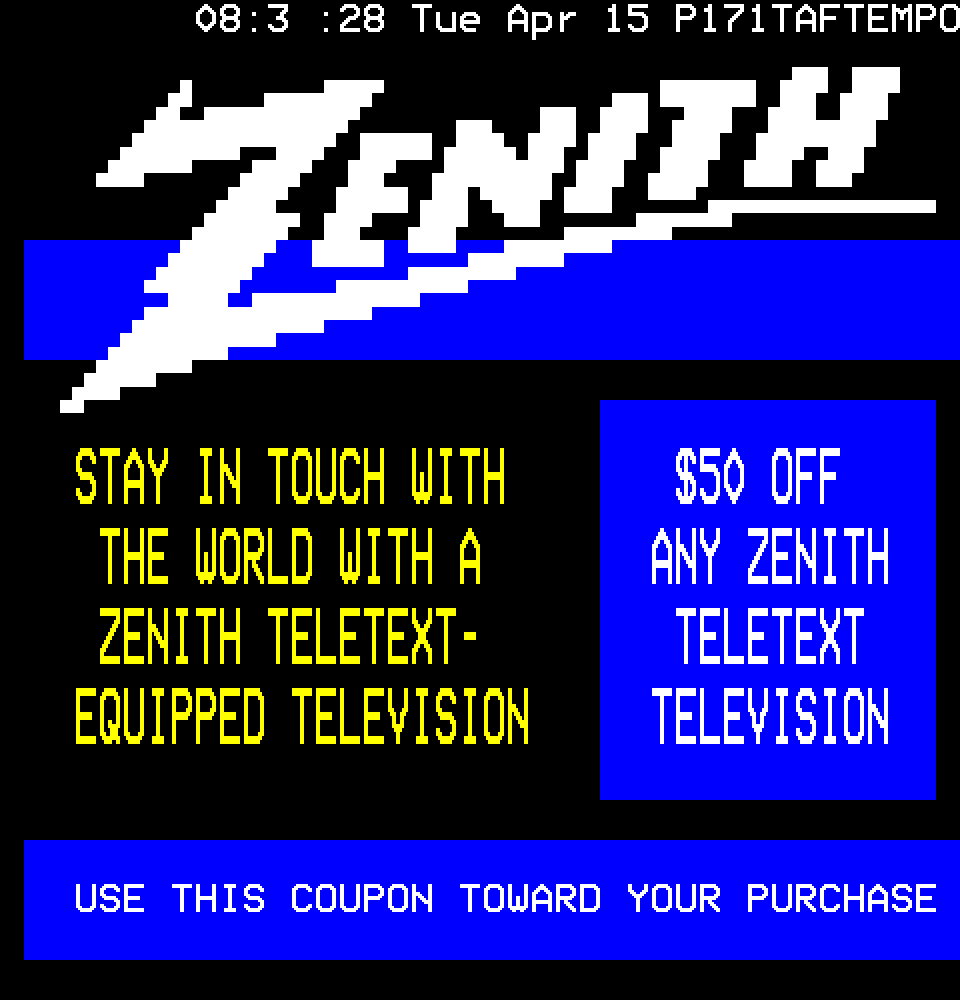 Electra Zenith advertisement