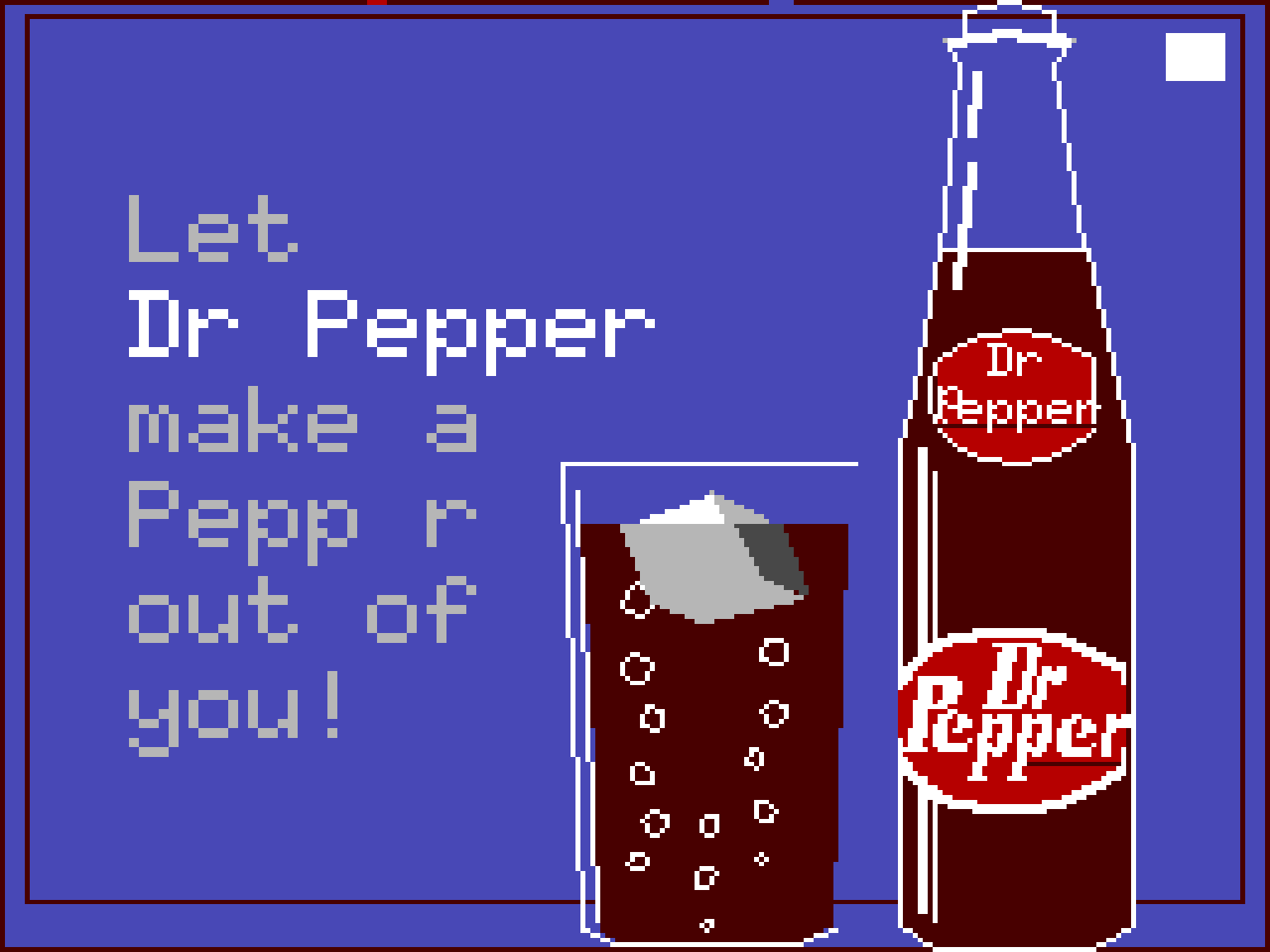 Dr Pepper advertisement
